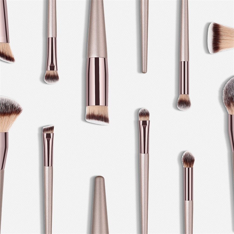 Graded Brush Set Factory - OEM 10/14pcs Silver Space Grey Multi-Purpose Brush