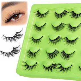 Foxlike Eyelashes Manufacturer - OEM C-Curl Stereo Warping Synthetic Hair