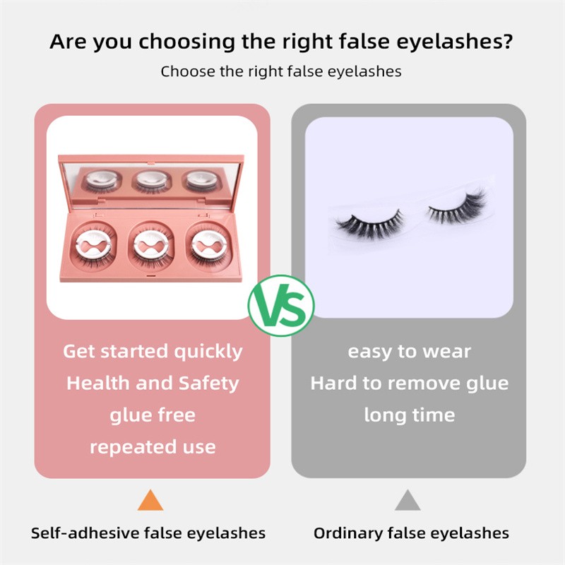 Full Strip Eyelashes Factory - OEM 3 Pairs/Box Ultra-fine Black Terrier Curling