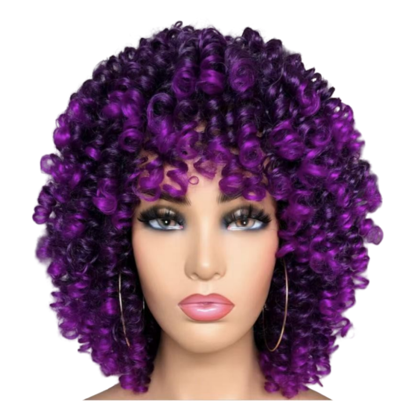 Synthetic Hair Wig Manufacturer - OEM African Small Curly Full Head Set