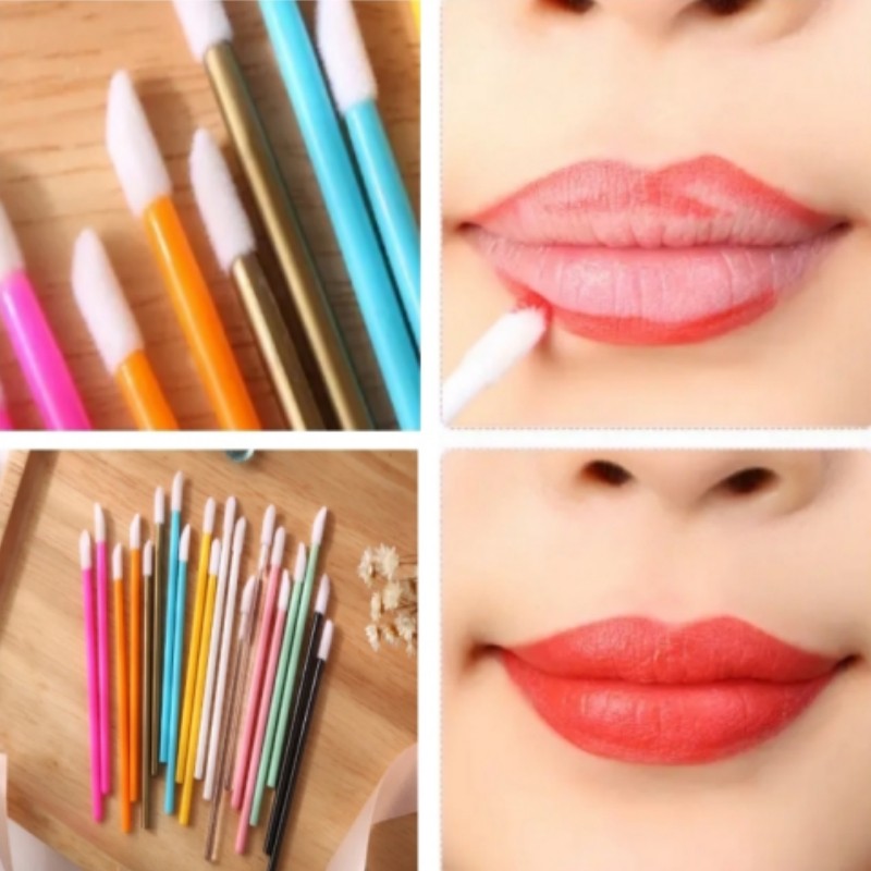 Disposable Applicators Supplier - OEM 50pcs/Bags Cleaning Brush Makeup Tools