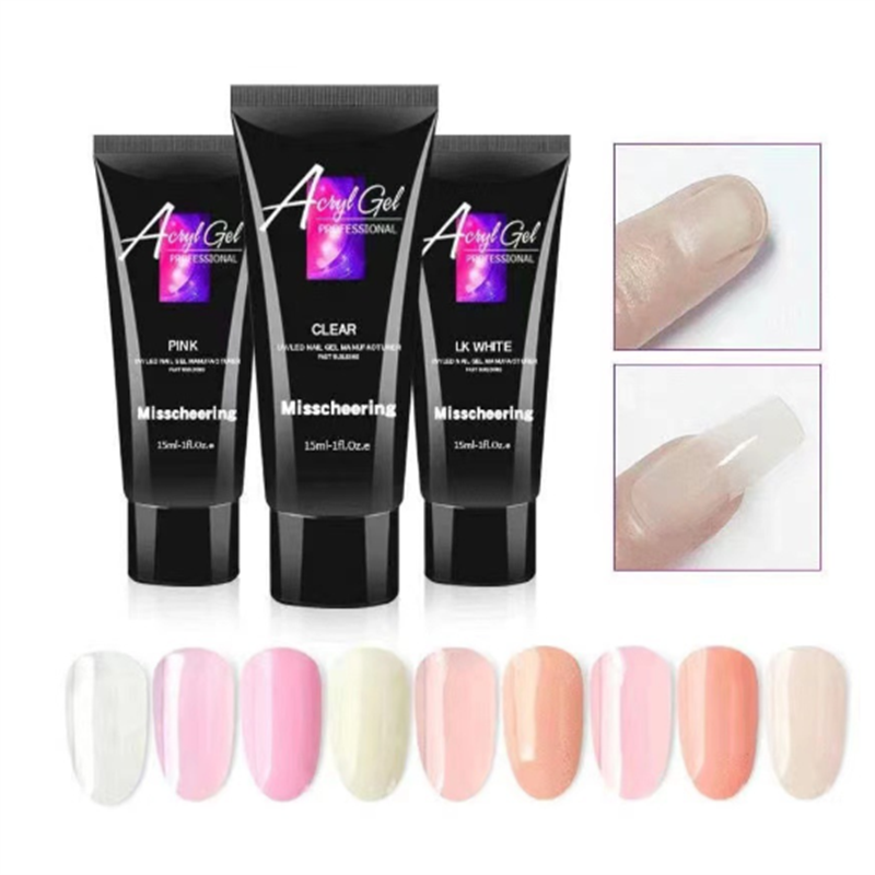 Nail Extension Gel Factory - OEM 15ml Crystal Quick UV Phototherapy Gel