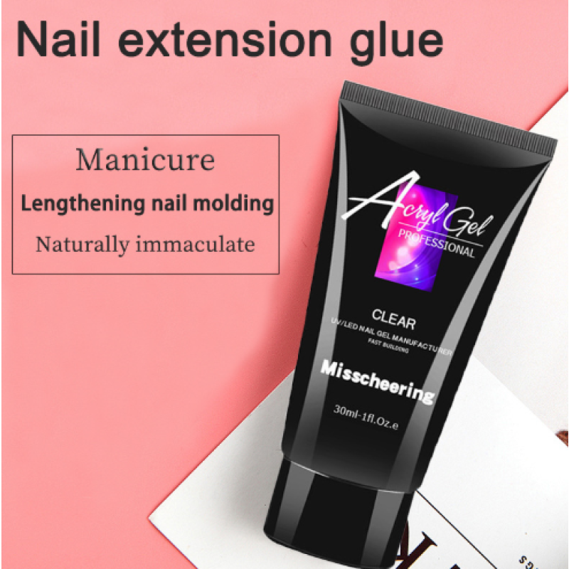 Nail Reinforcement Gel Supplier - OEM 30ml 9 Color Transparent Salon Glue