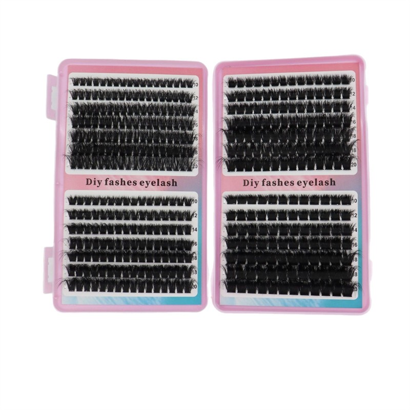 Large Capacity Eyelash Book Factory - OEM 28 Rows Natural Soft Mink Tuft 10-20mm