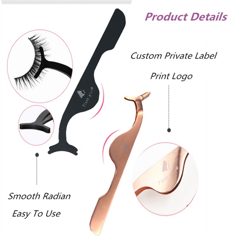 Eyelash Extension Tweezers Supplier - OEM Fine Workmanship Slanted Pointed Fiber Tips