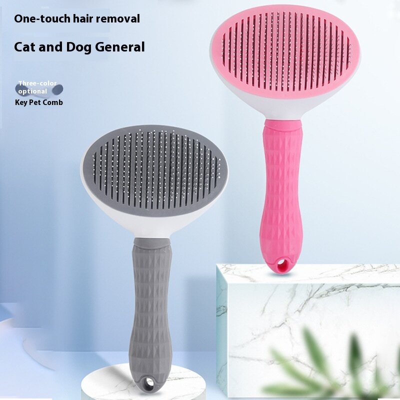 Pet Brush Manufacturer - Self Cleaning - Self-cleaning - Dog Cat Grooming Brush