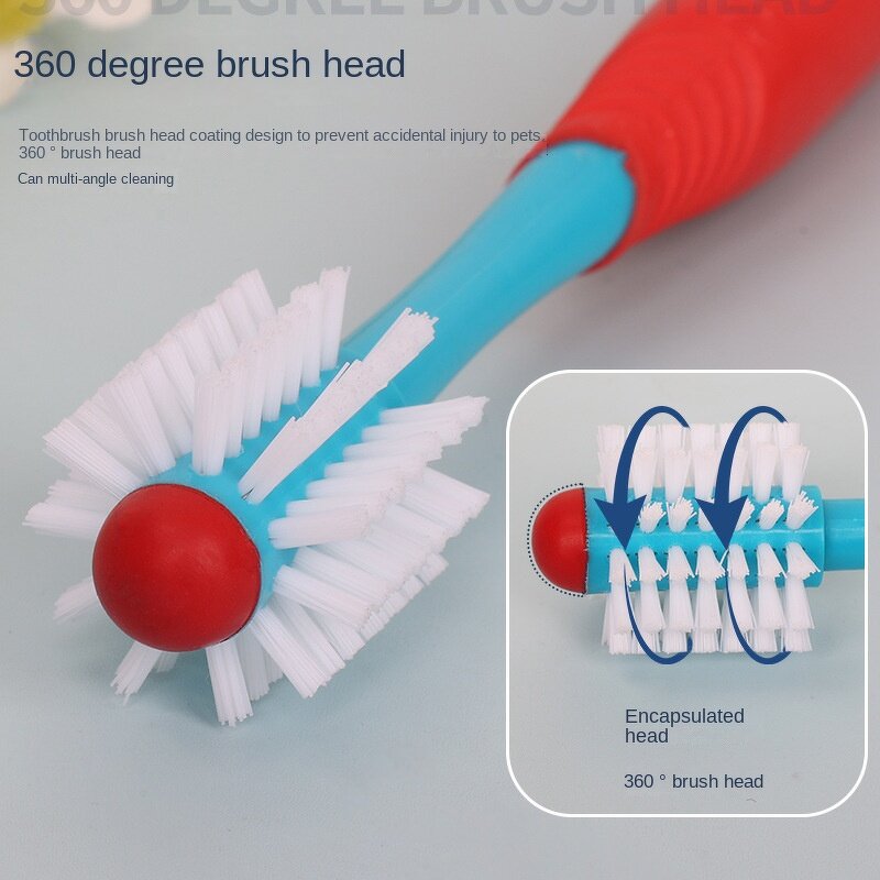 Pet Toothbrush Manufacturer - Dual Ended - Double Sided - Cat Dog Dental