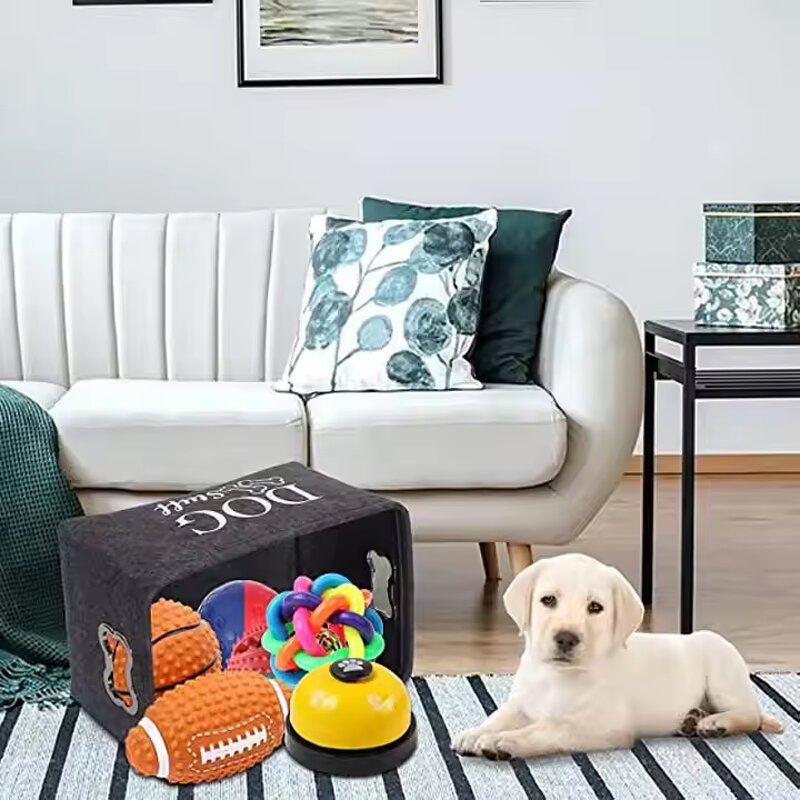 Foldable Basket Felt 2025 Pet Cat Dog Toy Box for Toy