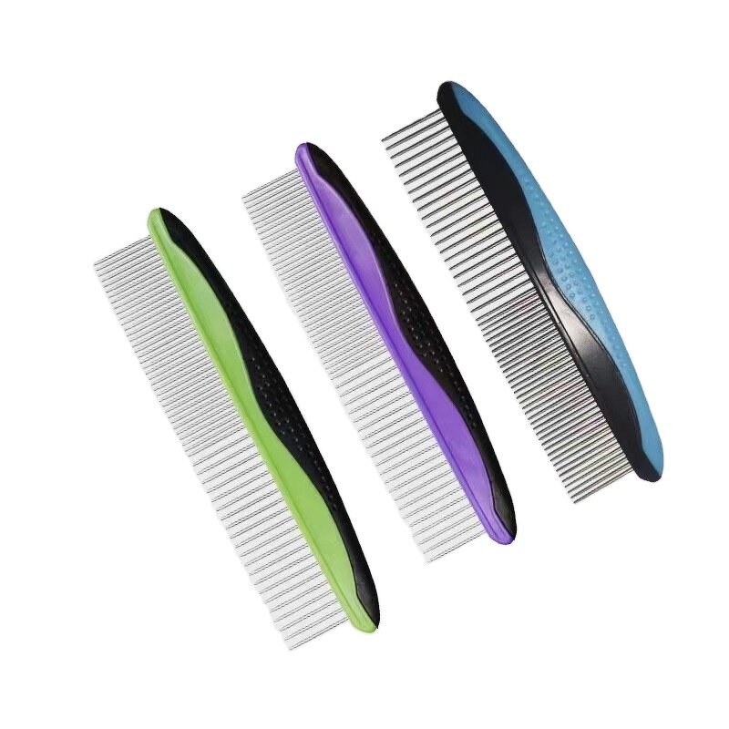 Pet Comb Manufacturer - 2 in 1 Undercoat Rake - Deshedding Dematting - Dog Cat