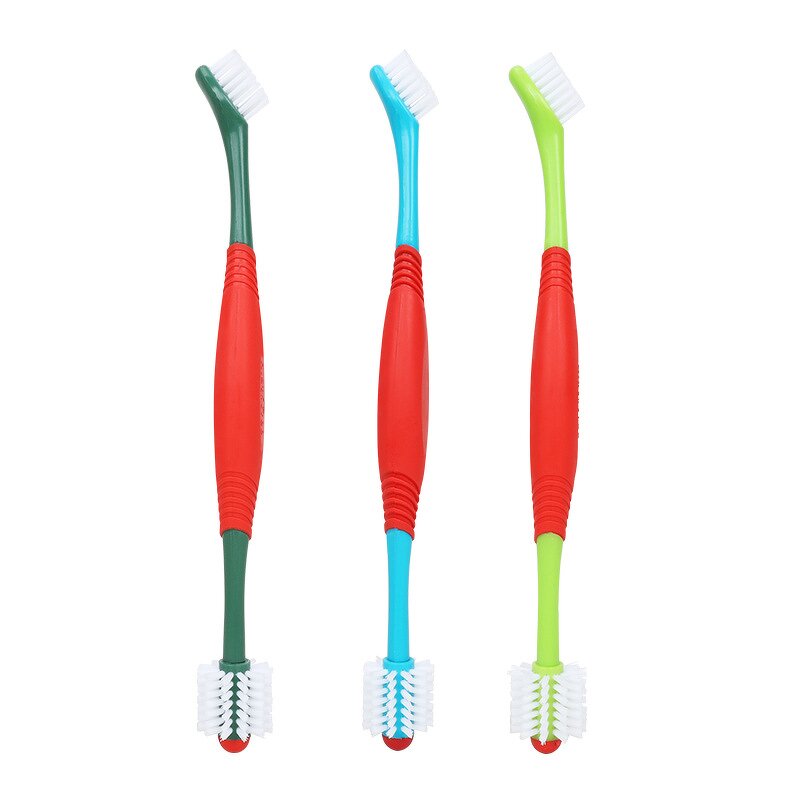 Pet Toothbrush Manufacturer - Dual Ended - Double Sided - Cat Dog Dental