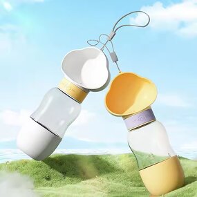 Pet Water Bottle Manufacturer - Drinking Water - Bowl Design - Cat Dog Use