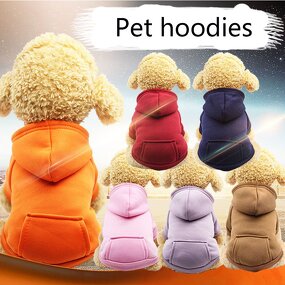 Pet Hoodie Manufacturer - Fall Trending - Plain Blank - Chihuahua Cat Dog Wear