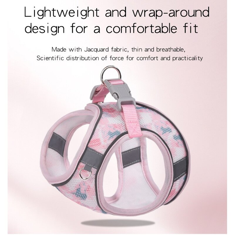 Pet Harness Manufacturer - Breathable Mesh - Small Pattern Teddy - Dog Use