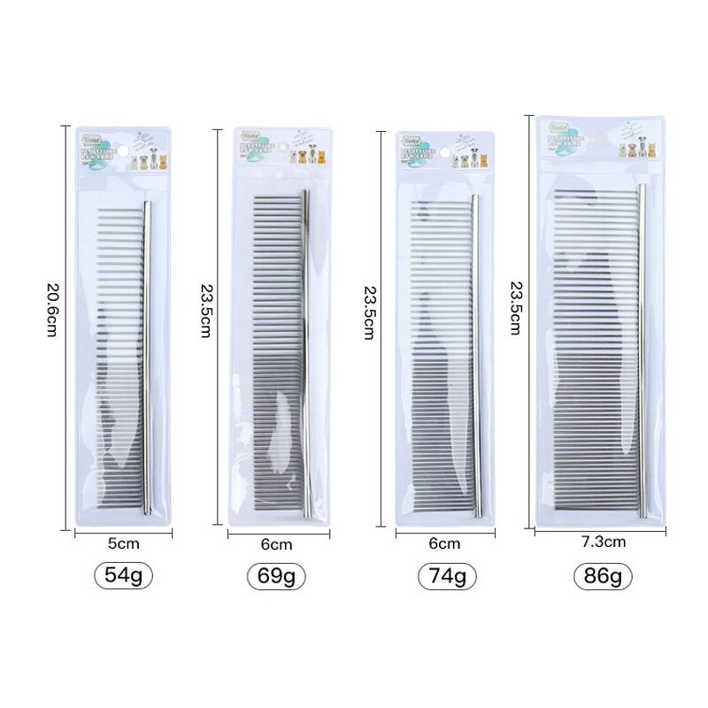 Pet Comb Manufacturer - Grooming Hair Fur - Stainless Steel Needle - Cat Dog Use
