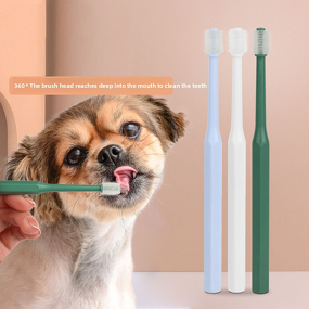 Pet Toothbrush Manufacturer - 360 Degree - Bulk Pet Cat Dog - Dental Cleaning