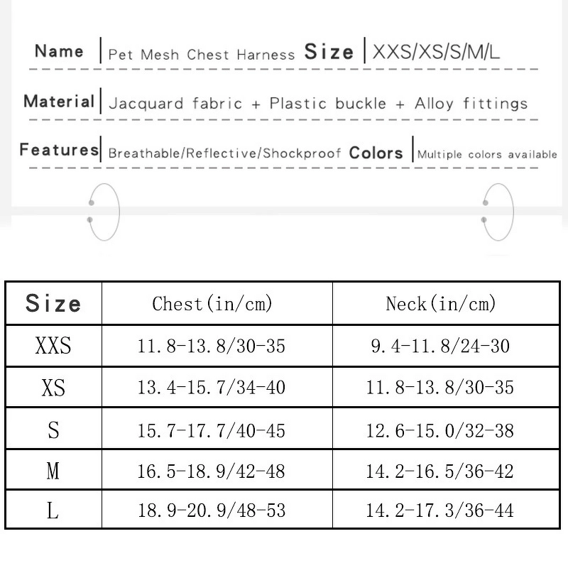 Pet Harness Manufacturer - Breathable Mesh - Small Pattern Teddy - Dog Use