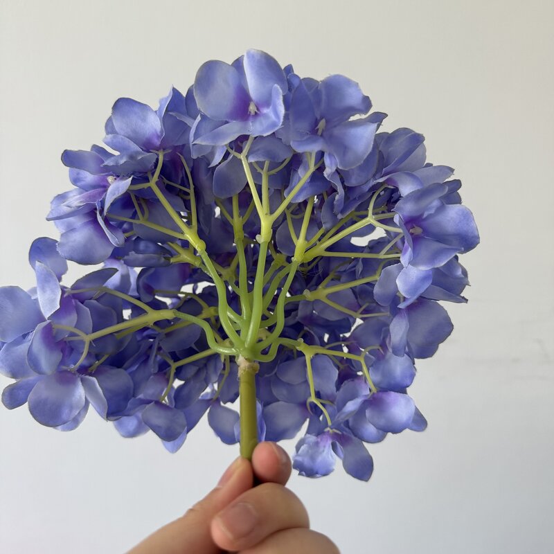 Artificial Hydrangea Manufacturer - CM-DC039 Fast Shipping Silk Large Head Blue for Wedding Centerpieces