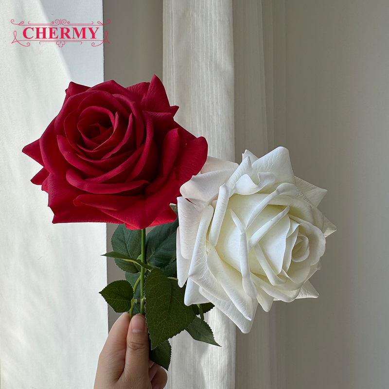 Artificial Rose Manufacturer - Best Seller Real Touch Red for Valentine's Day