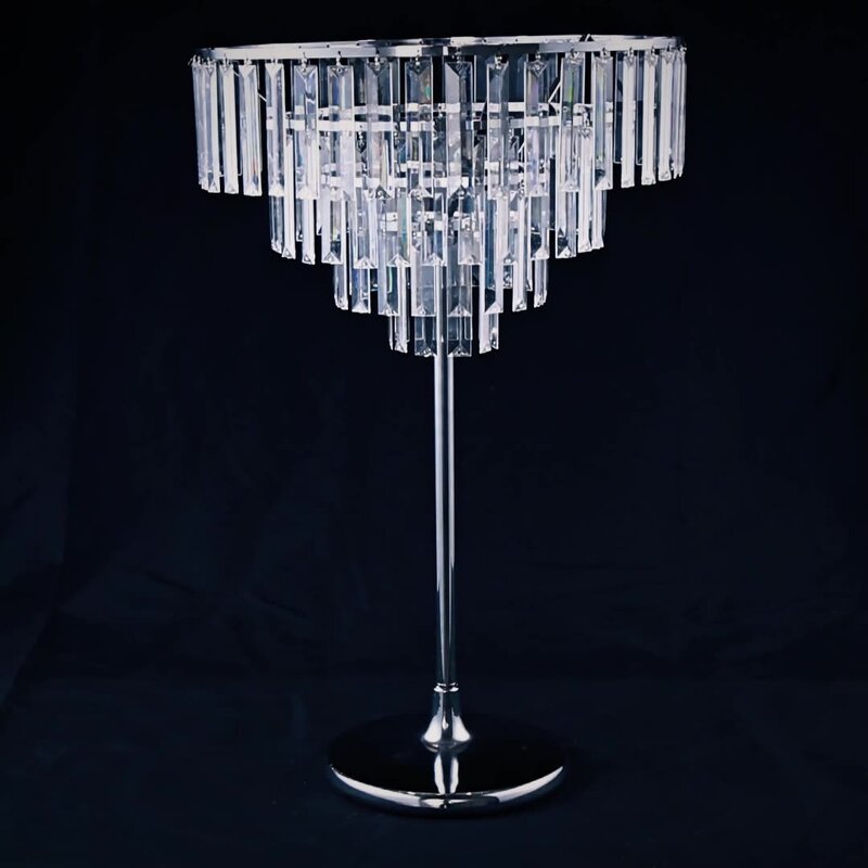 Crystal Flower Stand Manufacturer - Exquisite Wedding Table Centerpiece Light Candle Holder for Party Event
