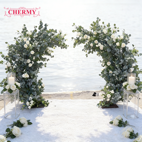Artificial Tree Arch Manufacturer - Event Direct Tall Faux Eucalyptus Rose Handmade for Party Wedding