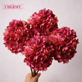 Hydrangea Floral Arrangement Manufacturer - TH1564 Vintage Oil Painting Style for Wedding Hall Ceiling