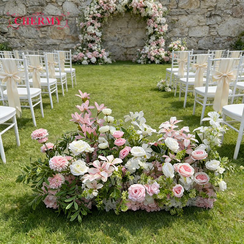 Artificial Greenery Flower Runner Manufacturer - Spring Forest Series for Wedding Aisle Entrance