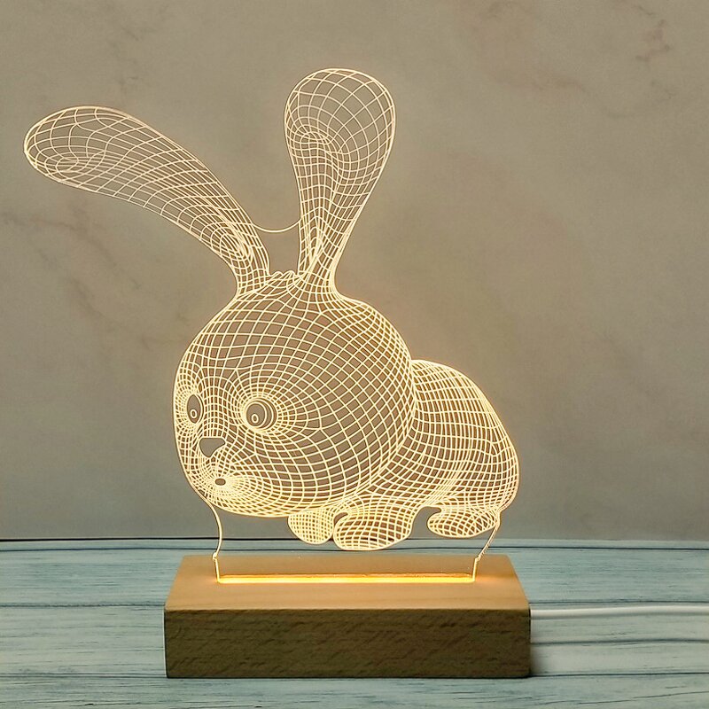 LED Night Light Manufacturer - Custom Mother's Day Creative 3D for Room