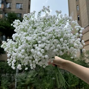 Artificial Baby's Breath Manufacturer - Good Quality Real Touch Latex White for Wedding Arrangement