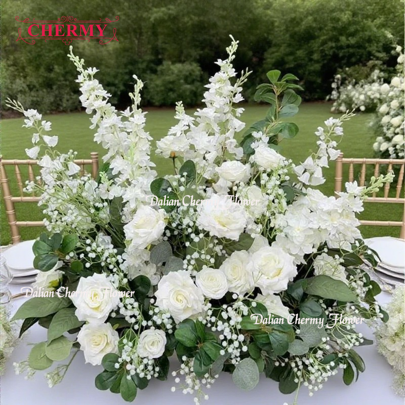 Artificial Aisle Flowers Manufacturer - Dalian Chermy Ground Flower Arrangement for Floor Decorations
