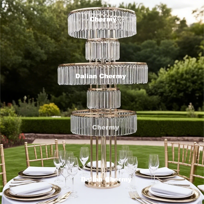 Acrylic Candelabra Manufacturer - Elegant 5 Arm Tall Candle Holders for Wedding Centerpieces Wholesale
