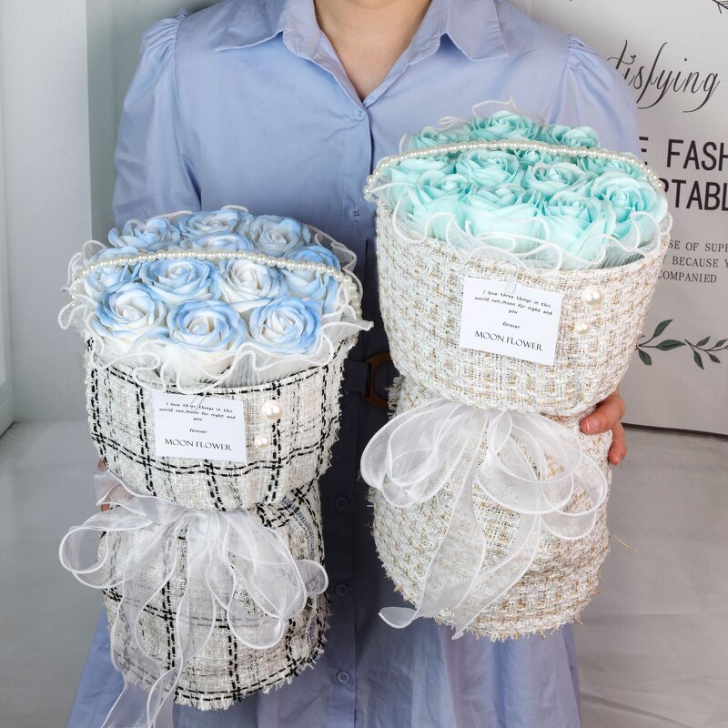 Soap Flower Bouquet Manufacturer - Hot Sale for Valentine's Day Gift Girlfriend