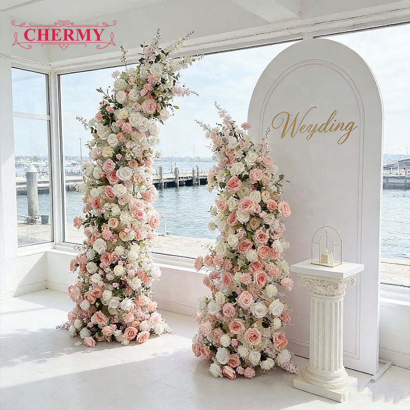 Artificial Flower Arch Manufacturer - Wholesale 2026 New Spring Silk Rose Hydrangea Dark Green