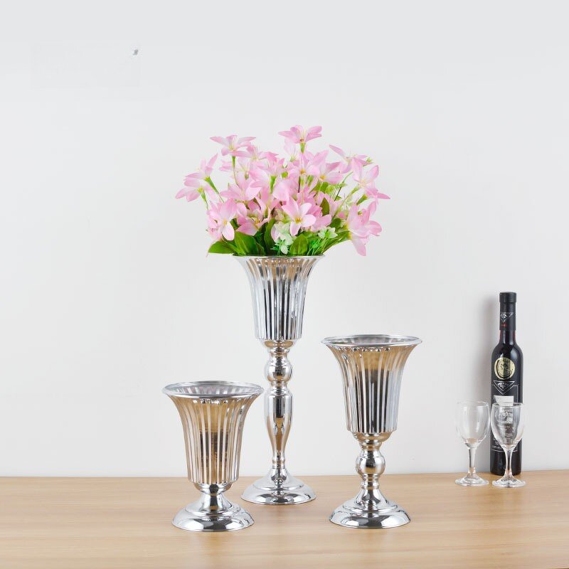 Metal Flower Vase Manufacturer - Wedding Party Table Centerpieces Flower Stand