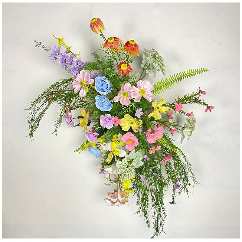 Artificial Flowers Arrangements Manufacturer - TH1490 Durable Outdoor for Window Floor and Aisle Wedding