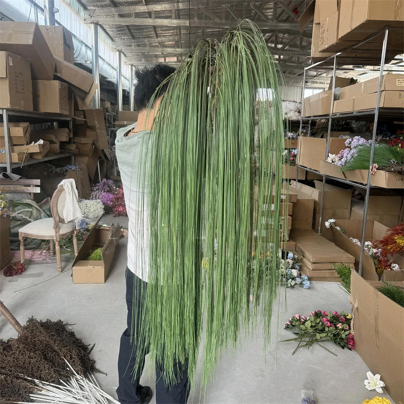 Artificial Wall Hanging Plants Manufacturer - TH872 Hot Selling Green Leaves for Wedding Party