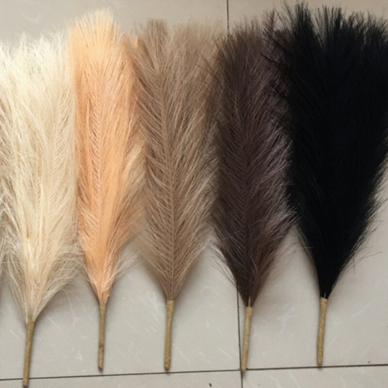 Artificial Pampas Grass Manufacturer - High Quality 7 Forks Small Single for Wedding Hot Sale