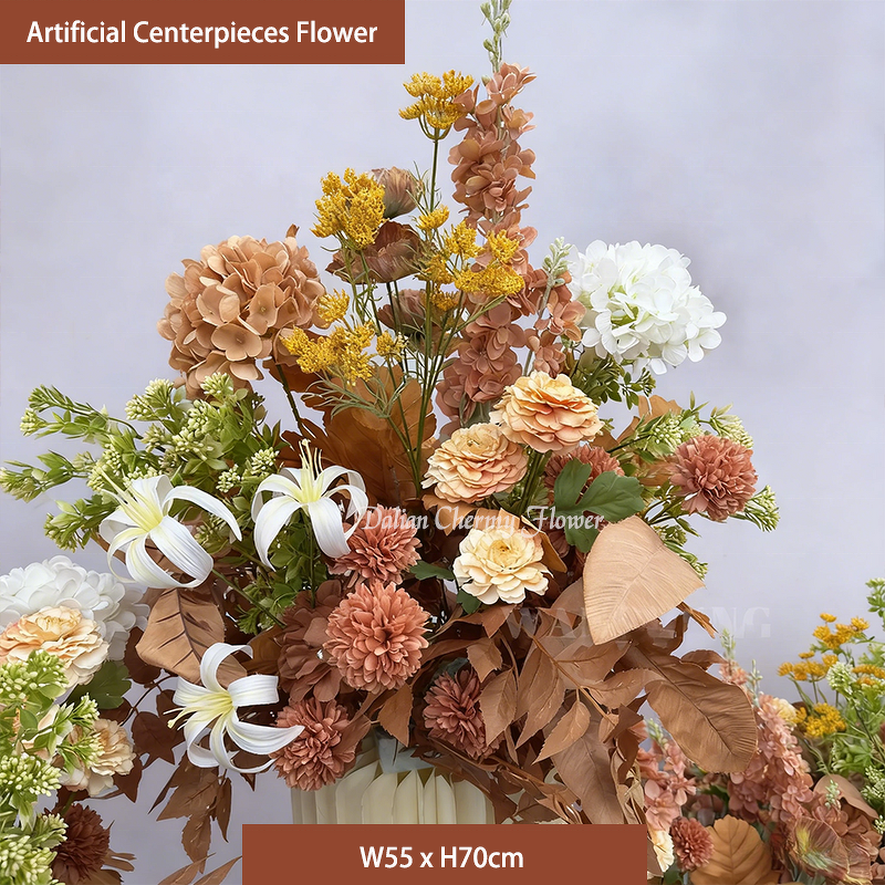 Artificial Wedding Flower Art Manufacturer - TW035 Dalian Chermy New Autumn for Event Stage