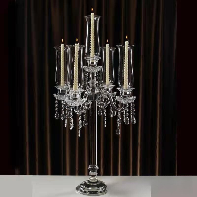 Crystal Candle Holder Manufacturer - 14 Styles Household Simple Blank for Wedding Table Decoration