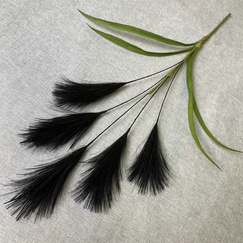 Artificial Pampas Reed Flowers Manufacturer - Wholesale New Design 5 Head for Wedding