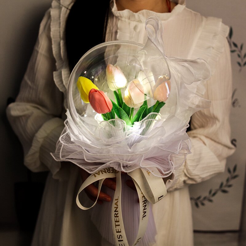 Bobo Ball Tulip Manufacturer - 2022 New Valentine's Day Gift for Girlfriend with Light