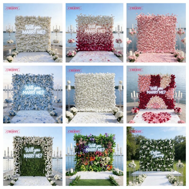 Artificial Flower Arch Manufacturer - Green Wedding Silk for Wedding Arch Arrangement Backdrop