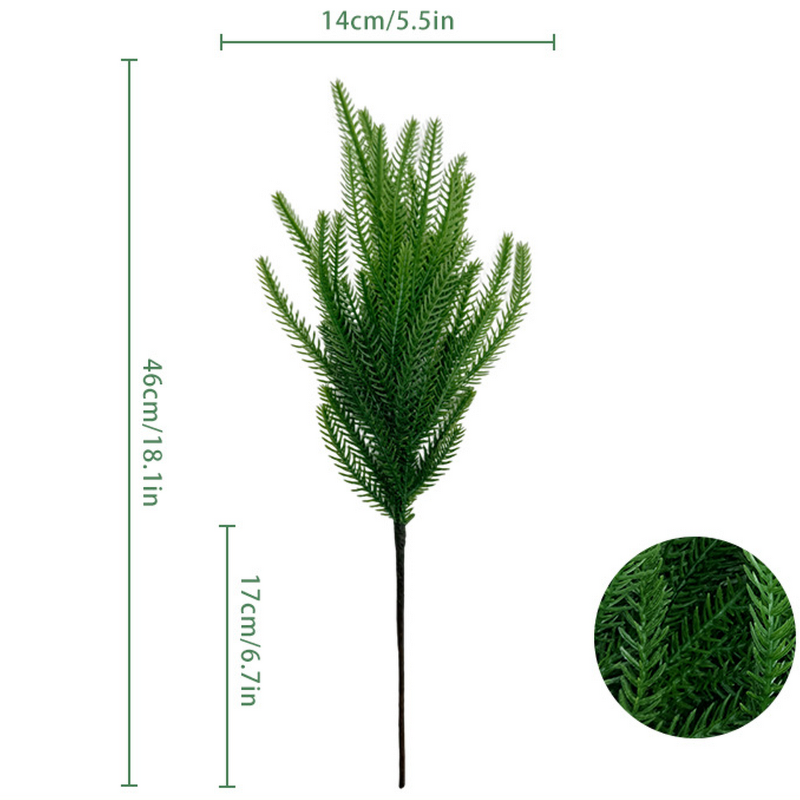 Artificial Pine Branches Manufacturer - Wholesale Soft Latex with Berry for Christmas Weddings Halloween