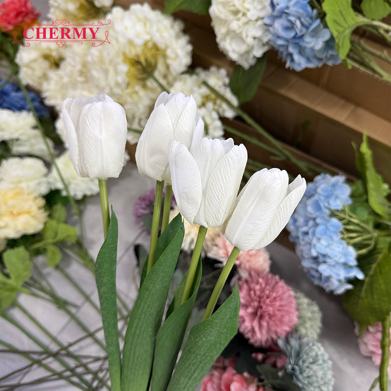 Artificial Tulip Manufacturer - Dc115 Real Touch for Christmas Wedding Home Decoration
