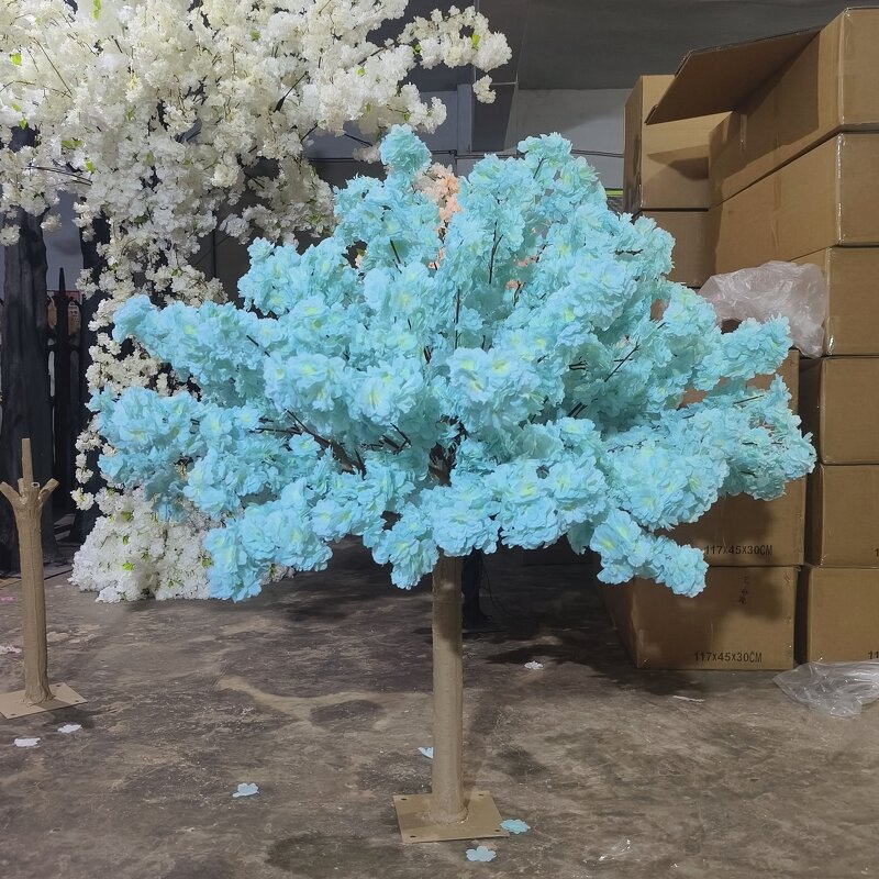 Artificial Cherry Blossom Tree Manufacturer - 4feet Small Peach Color for Indoor Wedding Centerpieces