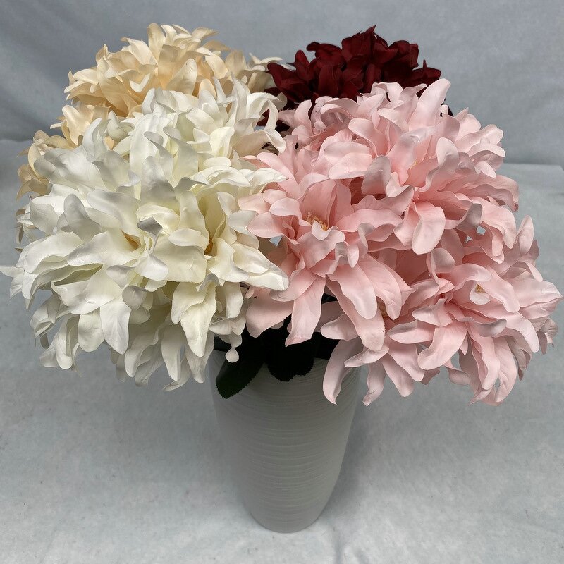Artificial Dahlia Manufacturer - 2022 New Wedding 7 Heads 3 Heads Wholesale Cheap