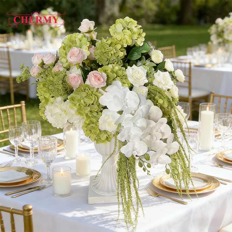 Artificial Flower Ball Manufacturer - Silk Rose for Party Table Centerpieces Wedding Decor