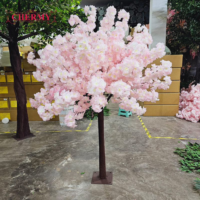 Artificial Cherry Blossom Tree Manufacturer - 200cm/6.56ft Pink for Wedding Centerpiece Decorations
