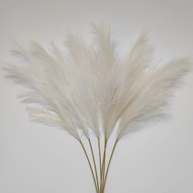Artificial Pampas Grass Manufacturer - Faux Fluffy Cream 120 cm for Decor