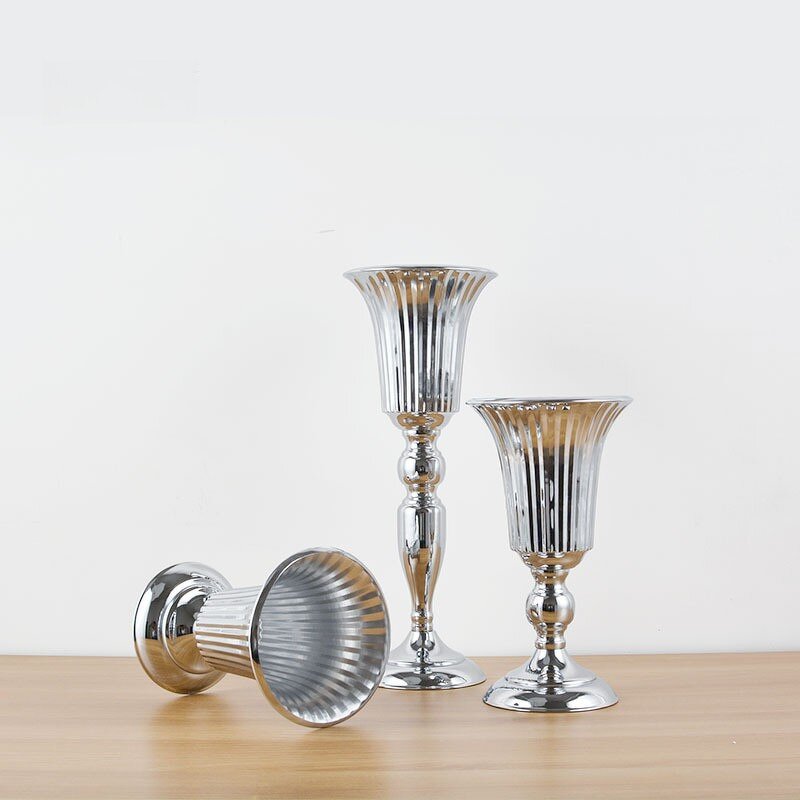 Metal Flower Vase Manufacturer - Wedding Party Table Centerpieces Flower Stand