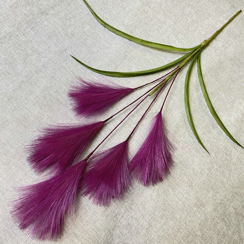 Artificial Pampas Reed Flowers Manufacturer - Wholesale New Design 5 Head for Wedding